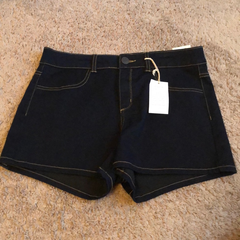 Denim Super Stretch Shorty High rise Shorts